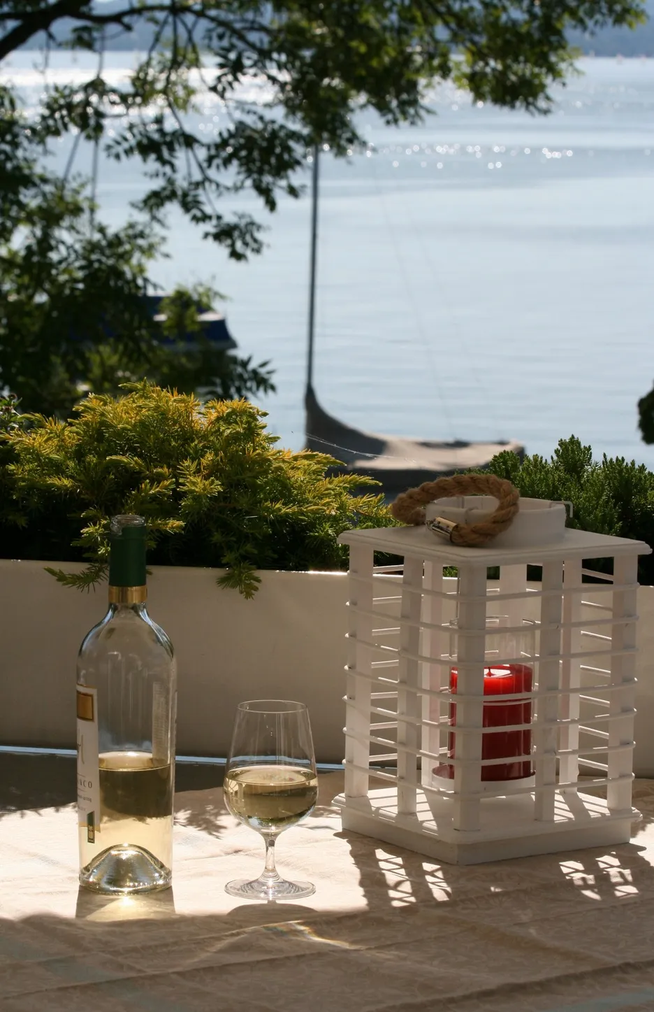 Balkon mit Seeblick
