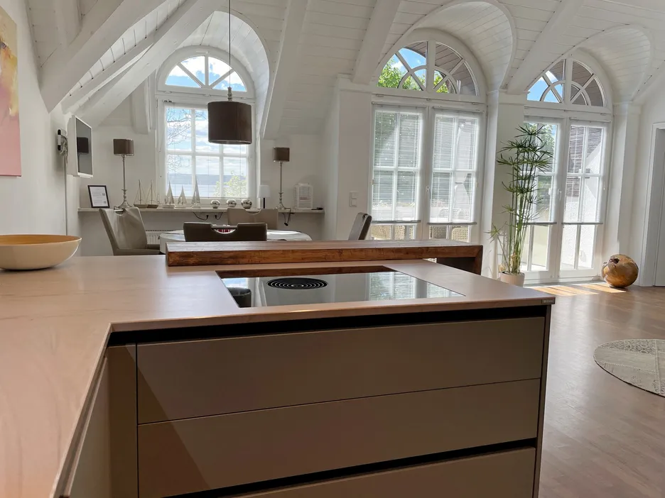 Wohnzimmer und Galerie