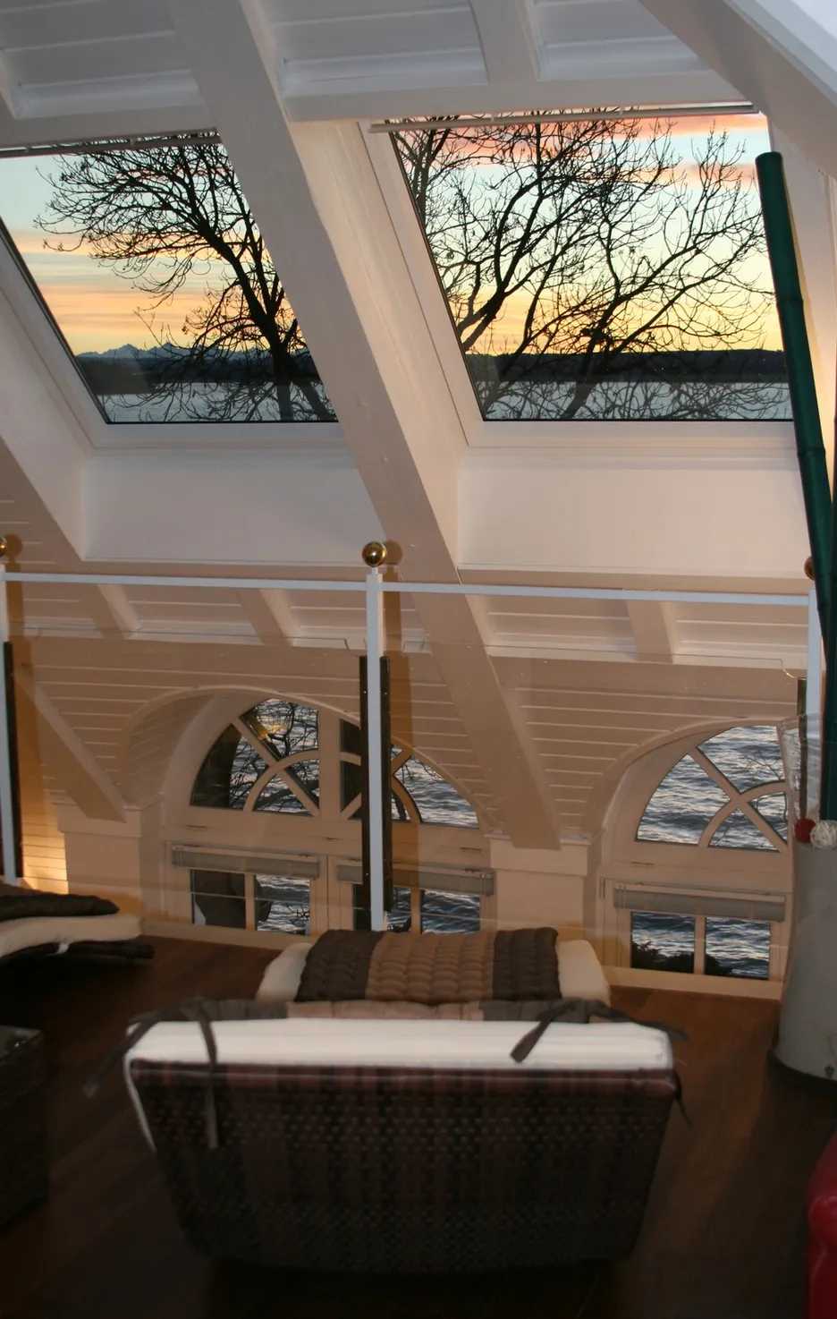 Wohnzimmer und Galerie