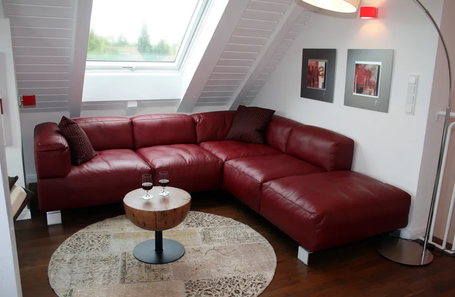 Wohnzimmer und Galerie