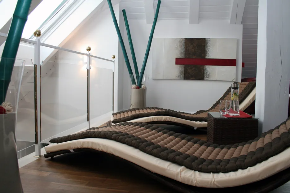 Wohnzimmer und Galerie