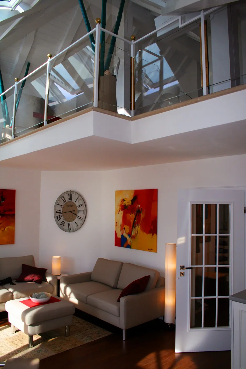 Wohnzimmer und Galerie